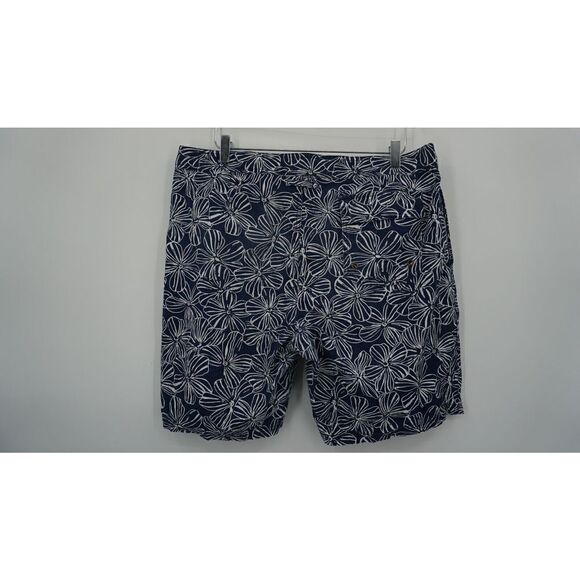 Reyn Spooner Men's Size 36 Mala Melia Boardshorts Cotton Floral Blue White Swim - Picture 7 of 12
